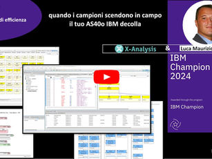 IBM Champion Luca Verzicco: Analizzare Migliorare Documentare AS400