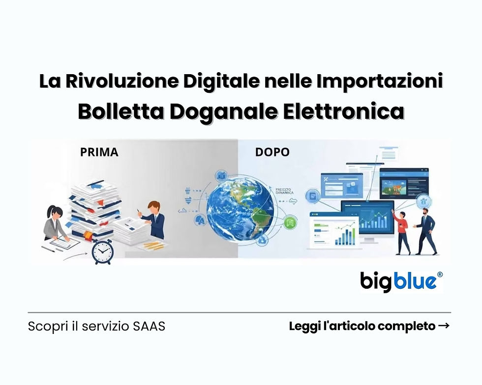 Bolletta doganale elettronica