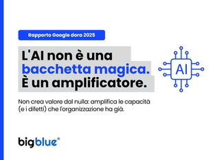 L'AI non è una bacchetta magica. È un amplificatore. Ecco come ottenere valore reale dall’AI.