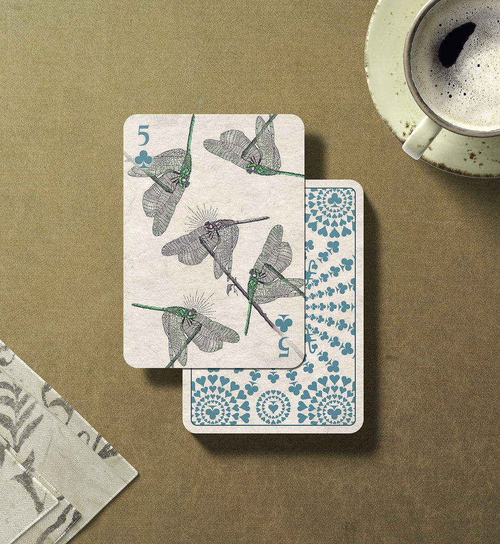 Creatures of the Mountain Playing Card (Poker Size, Matte Herbage)