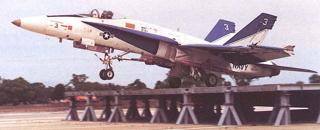 F/A-18 Super Hornet Is Now Undergoing Ski Jump Launch Trials For The Indian Navy