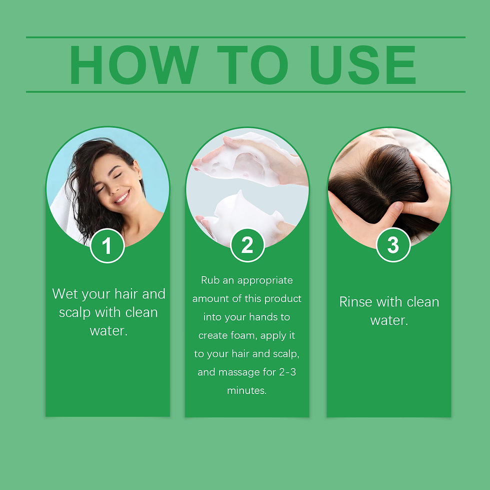 Thumbnail: Natural Rosemary Hair Shampoo Reduce Hair Loss Clean Dandruff Nourish Moisturize