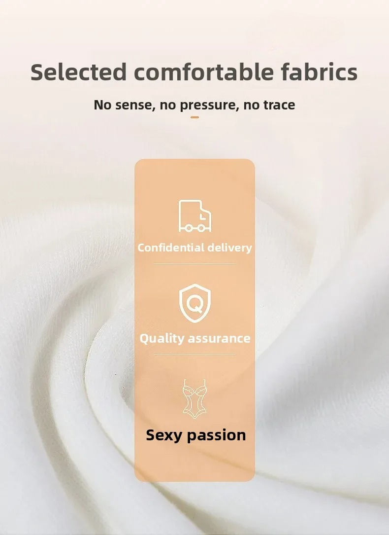 Thumbnail: Sexy Lace Trim  Nightgown Set Large Size Home Wear Strap Sleepwear Two Piece Set