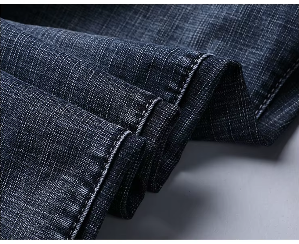 Thumbnail: Wthinlee New Business Men's Jeans Casual Straight Stretch Fashion Classic Blue B