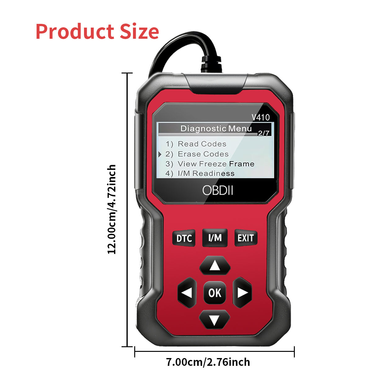 Car Obd2 Scanner Diagnostic Tool Code Reader Engine Fault Code Reader Scanner Ca