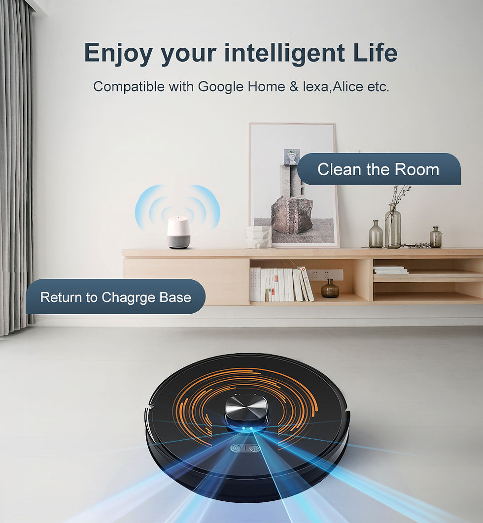 Thumbnail: Robot Vacuum Cleaner ABIR K30 with Auto-empty Dock, 6500PA Suction, Multi-Floor 