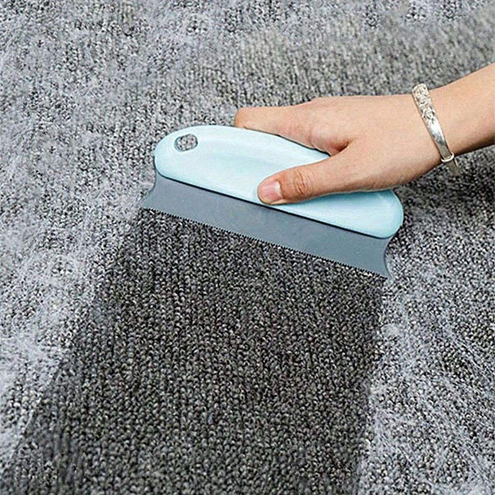 Thumbnail: Effective Pet Hair Remover Brush For Cats And Dogs - Gently Shaves Wool And Clea