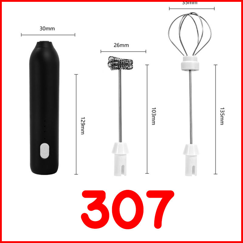 Thumbnail: UPGRADED Electric Coffee Frother/MILK Whisk+Egg Beater MINI Food Blender USB Rec