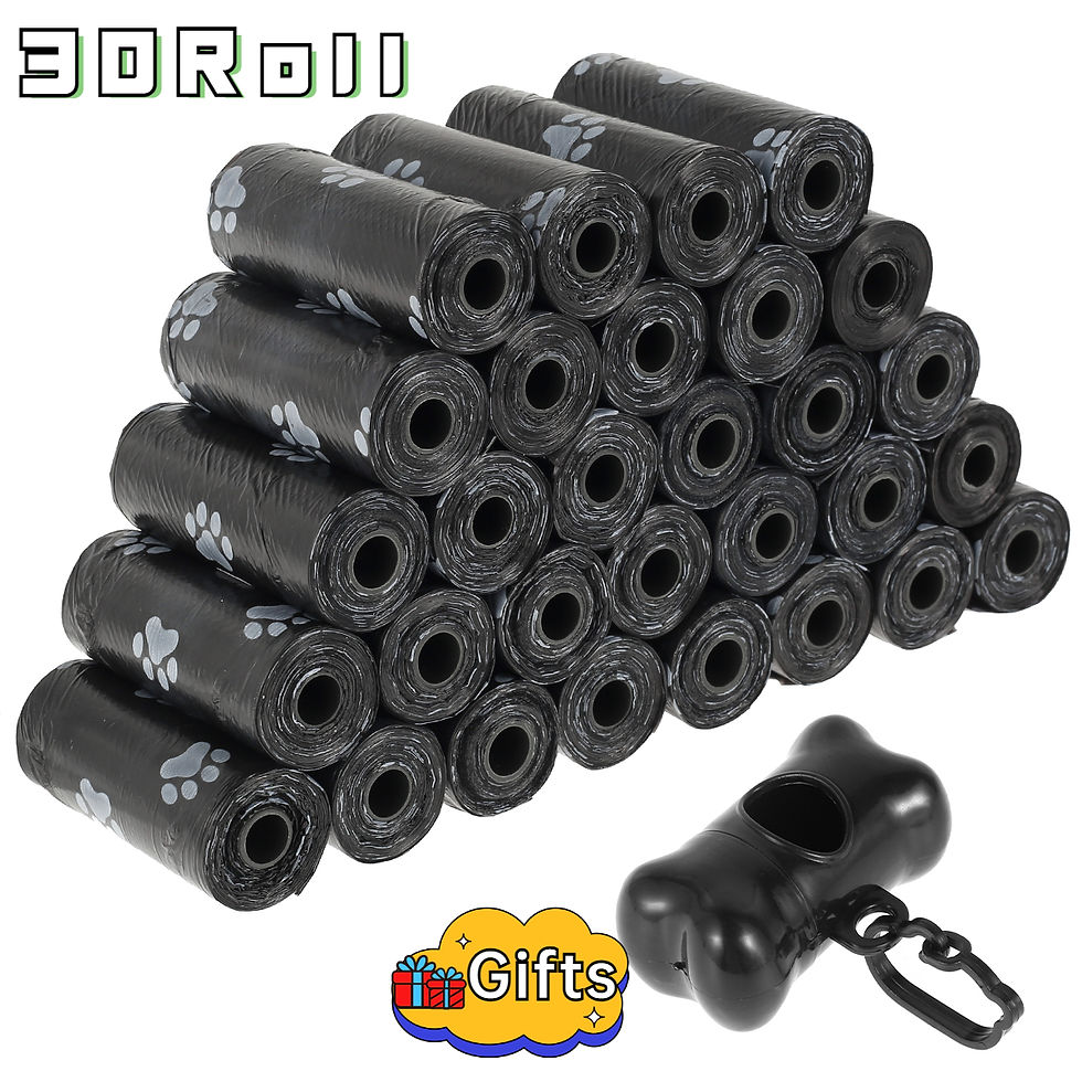 Thumbnail: 10/30/50Roll Dog Poop Disposable Pet Waste Bags Dog  Design Pet Poop Clean Pick 