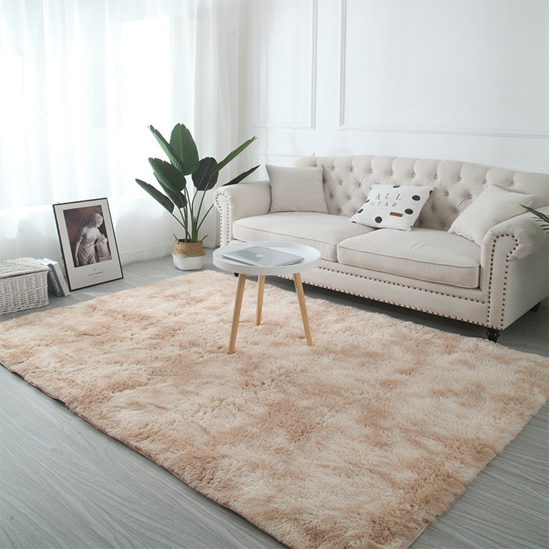 Thumbnail: VIKAMA Tie-Dye Plush Carpet Living Room Decoration Soft Fluffy Home Mat Children