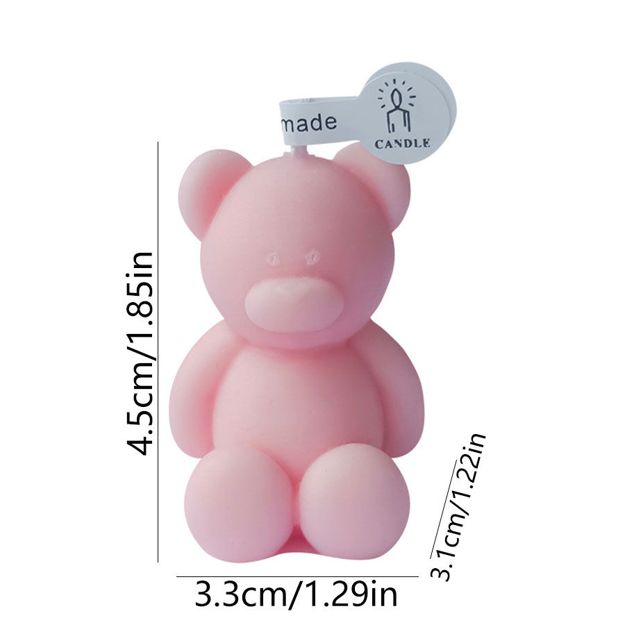 Thumbnail: Cute Mini Bear Aromatherapy Candle Cup Creative Home Decoration Birthday Gift Ca