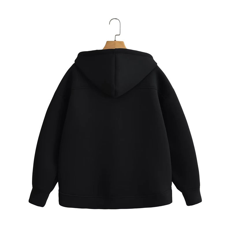 Thumbnail: KEYANKETIAN Winter New Women's Zipper Hoodie High Street Unisex style Double Poc