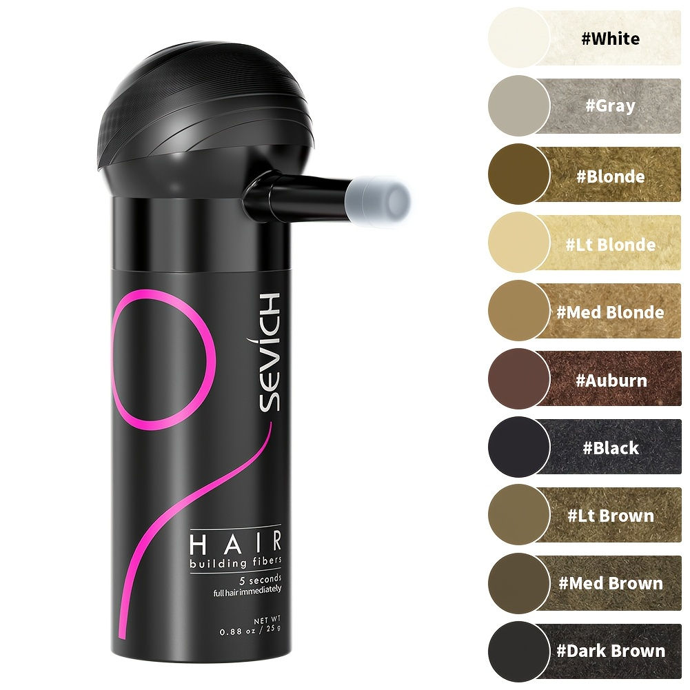 SEVICH Hair Building Fiber Set Cover Sparse Hair Or Bald Spots Hair Loss Regrowt