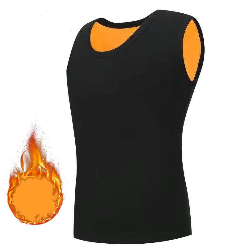 1pcs Men Thermal Underwear Man Sleeveless Vest Autumn WinterThermo Lingerie Men'