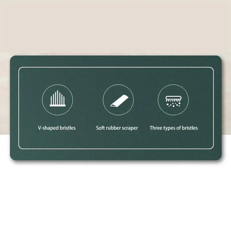 Thumbnail: 4 in 1 Squeegee Brush For Gap Groove Cleaning Tool Glass Scraper Kitchen Bathroo