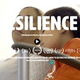 Movie poster that says Resilience with an image of two people blurred in the background