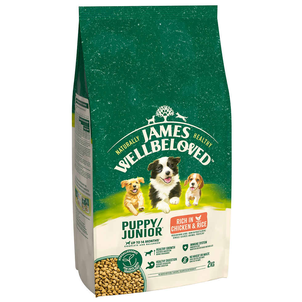 Thumbnail: James Wellbeloved Puppy Junior Dry Dog Food Chicken & Rice 2kg