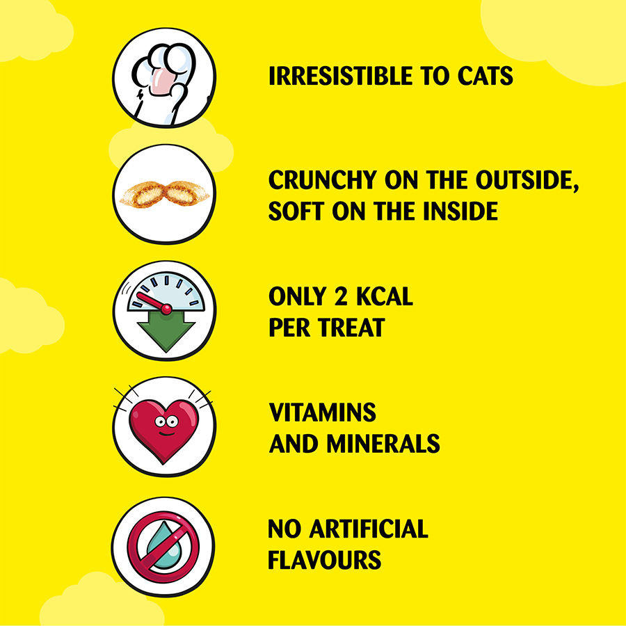 Thumbnail: Dreamies Cat Treat Biscuits with Chicken Bulk Pack 350g