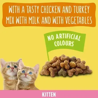 Thumbnail: Go-Cat Kitten Chicken and Turkey Dry Cat Food 750g