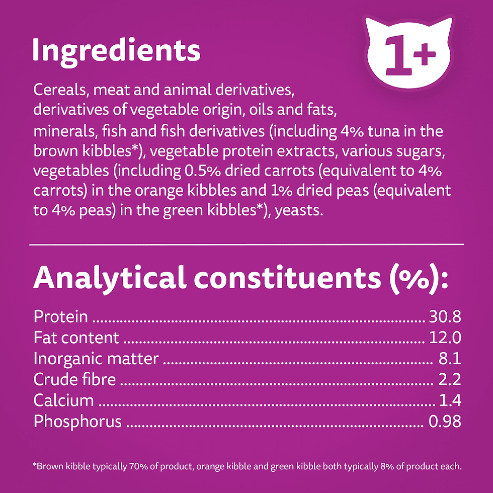 Thumbnail: Whiskas 1+ Adult Cat Dry Food with Tuna 300g/800g