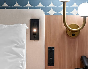 Star Motel Bed Side Lamp