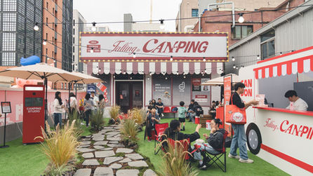 도드람 ‘폴링인캔핑 팝업스토어’