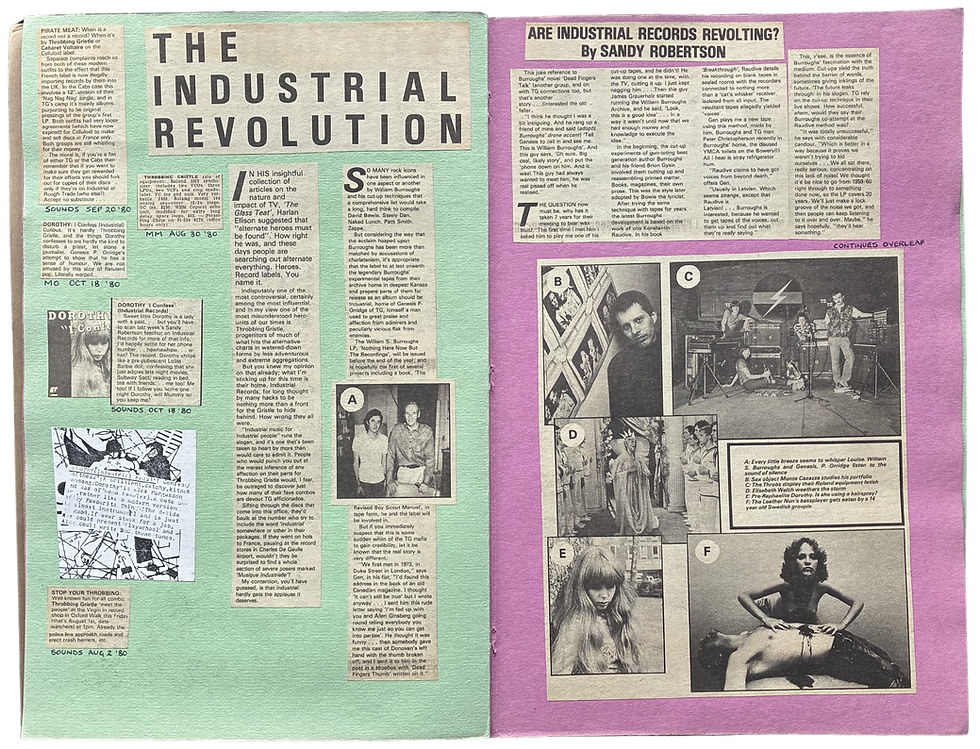Thumbnail: [Throbbing Gristle]: SCRAP BOOKS AND CLIPPINGS