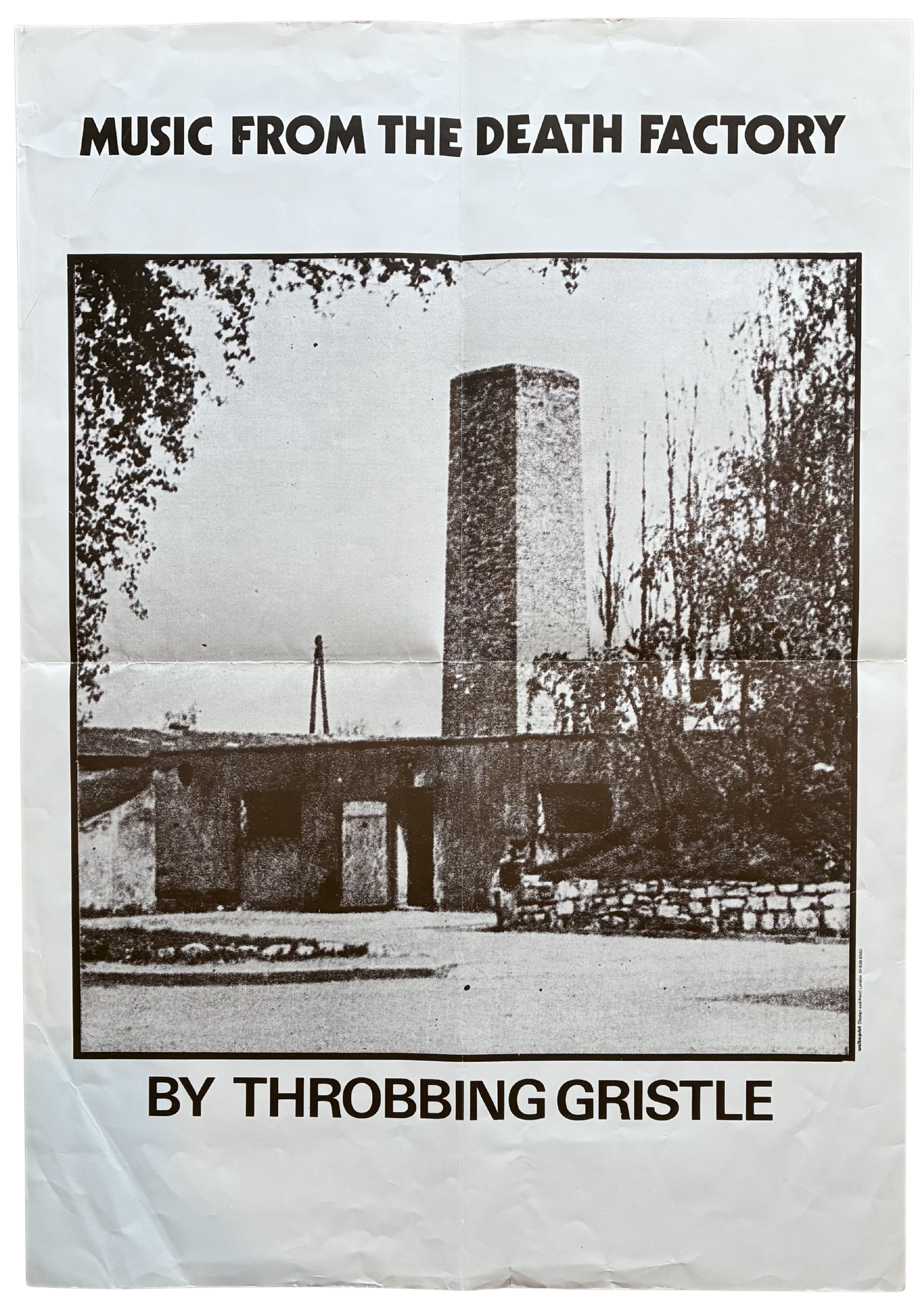 [Throbbing Gristle]: MUSIC FROM THE DEATH FACTORY POSTER
