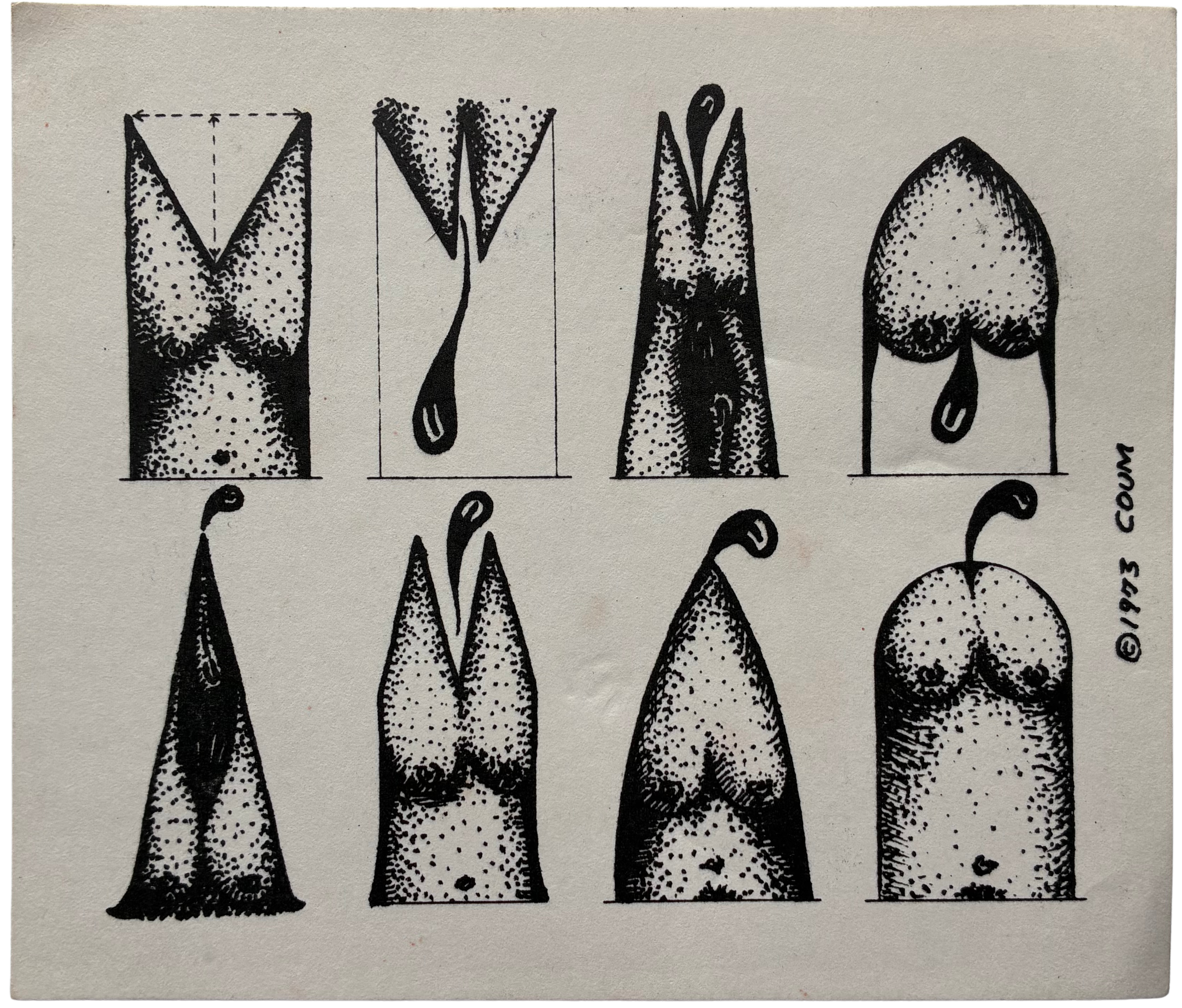 COUM Transmissions: PENIS Postcard