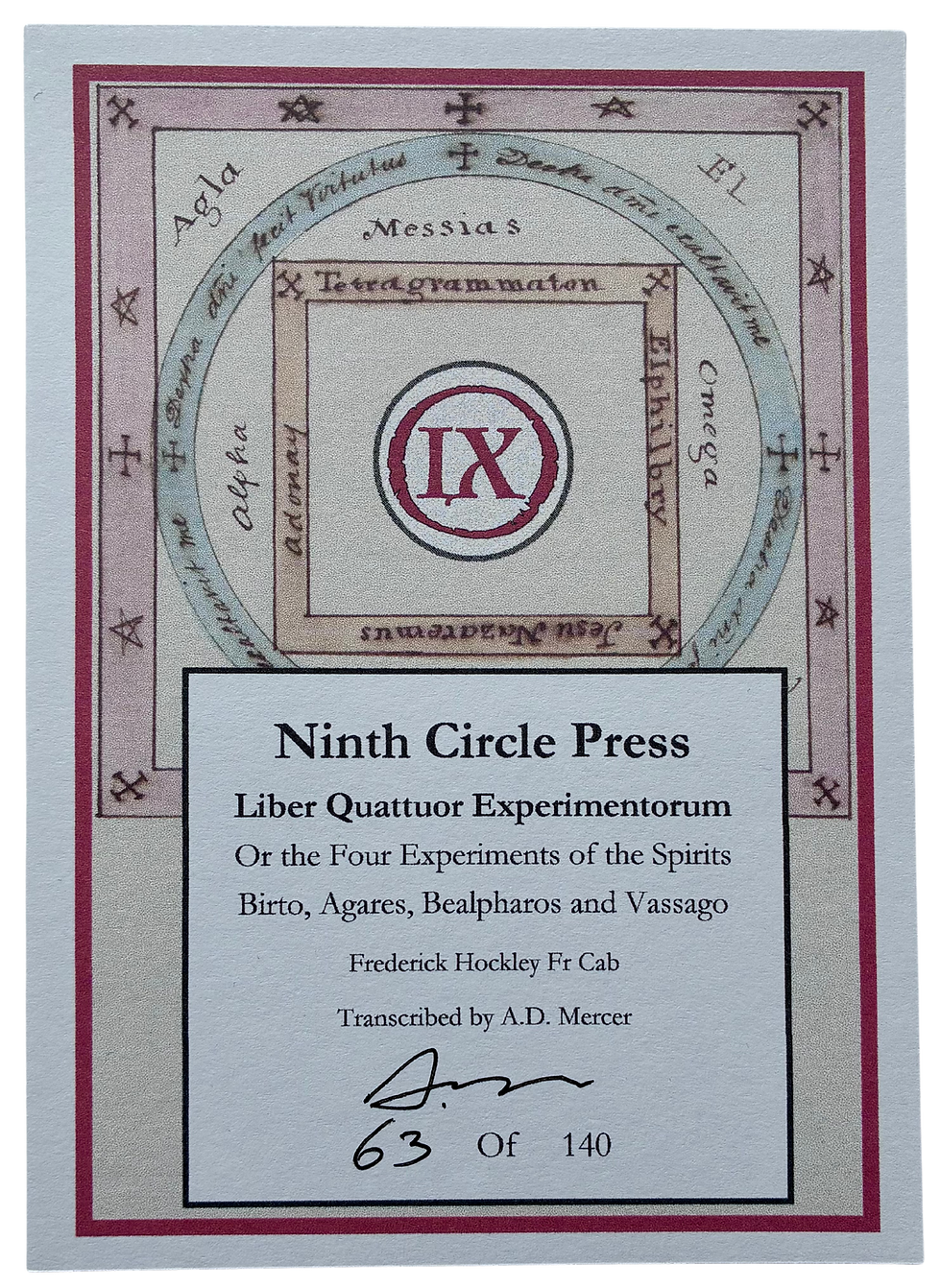 Thumbnail: Frederick Hockley: LIBER QUATTUOR EXPERIMENTORUM