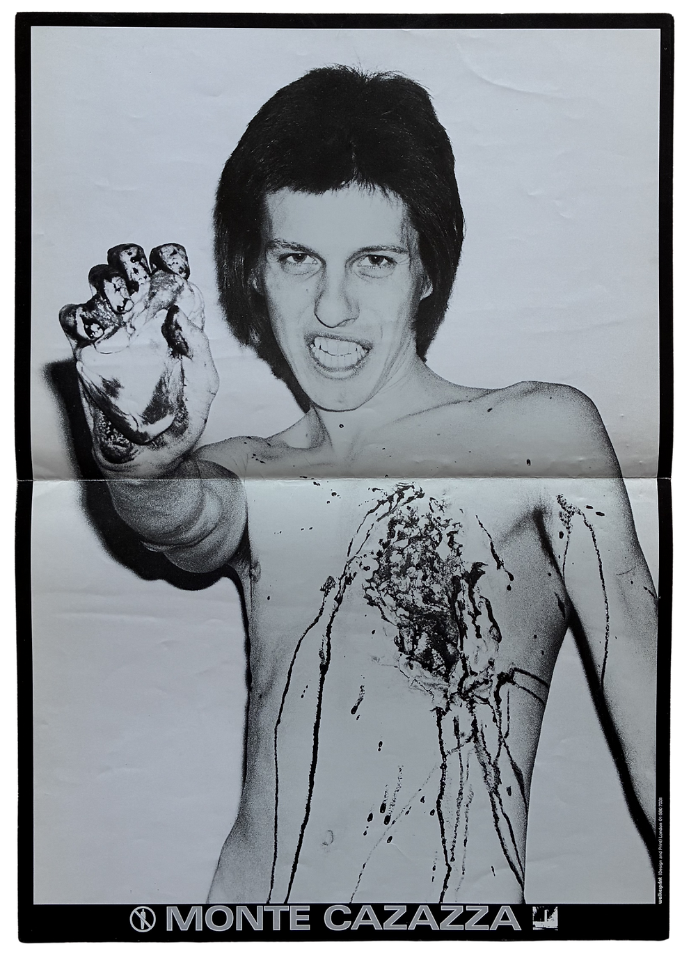 Thumbnail: [Industrial Records]: MONTE CAZAZZA PROMOTIONAL POSTER