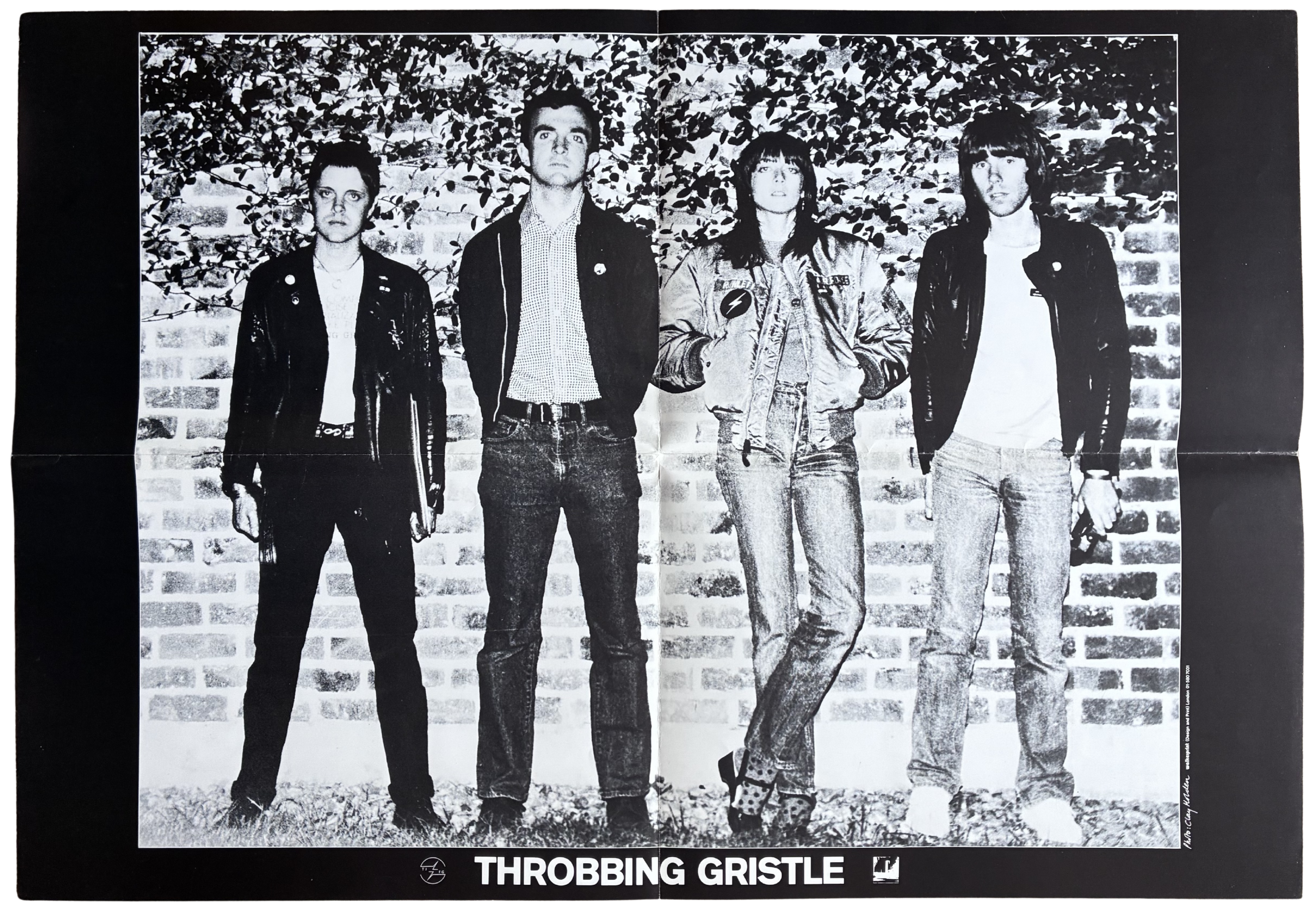 THROBBING GRISTLE FOLD-OUT POSTER