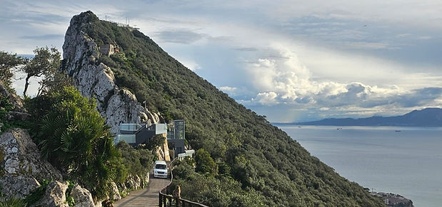 The Gibraltar skywalk.