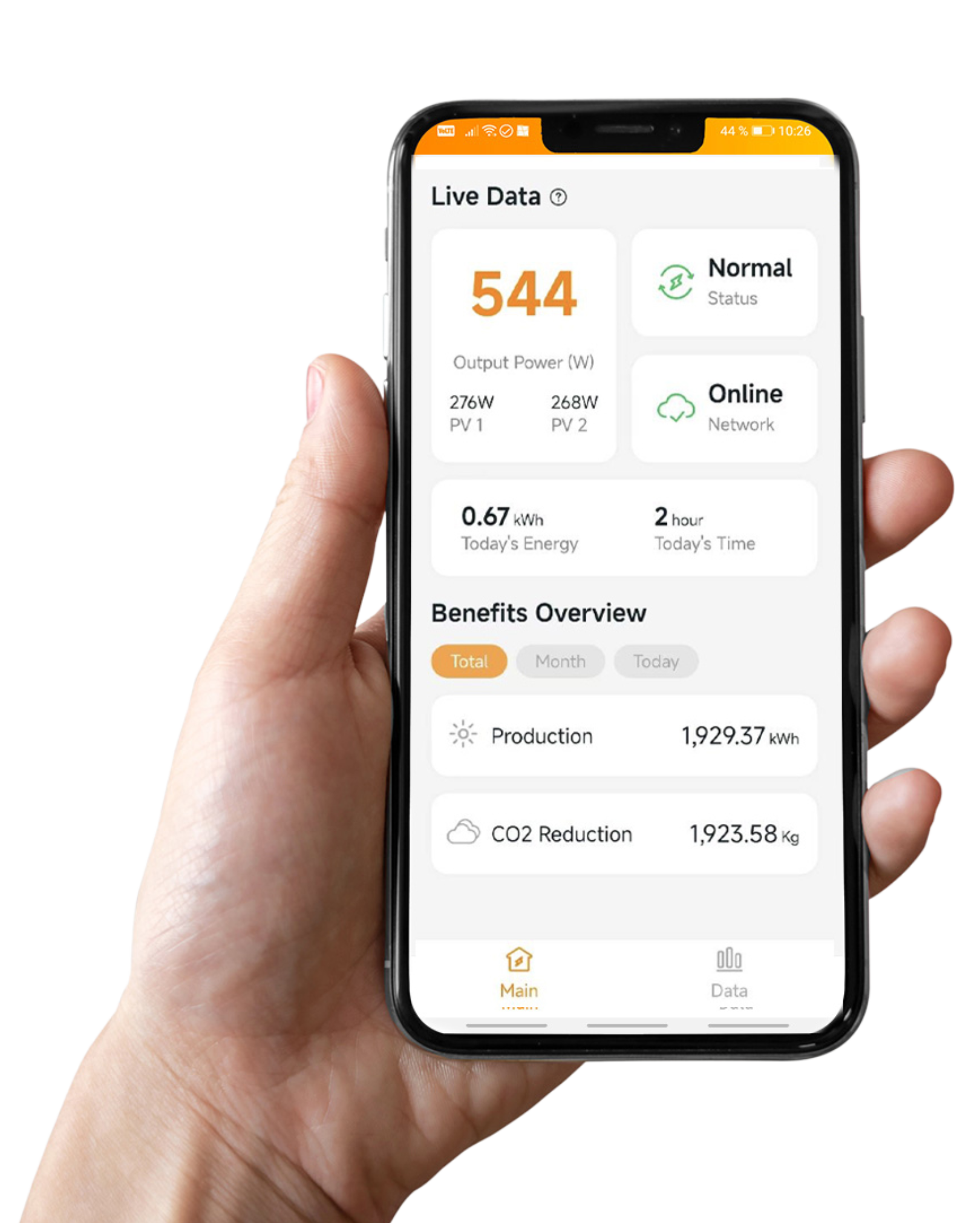 Enphase monitoring app
