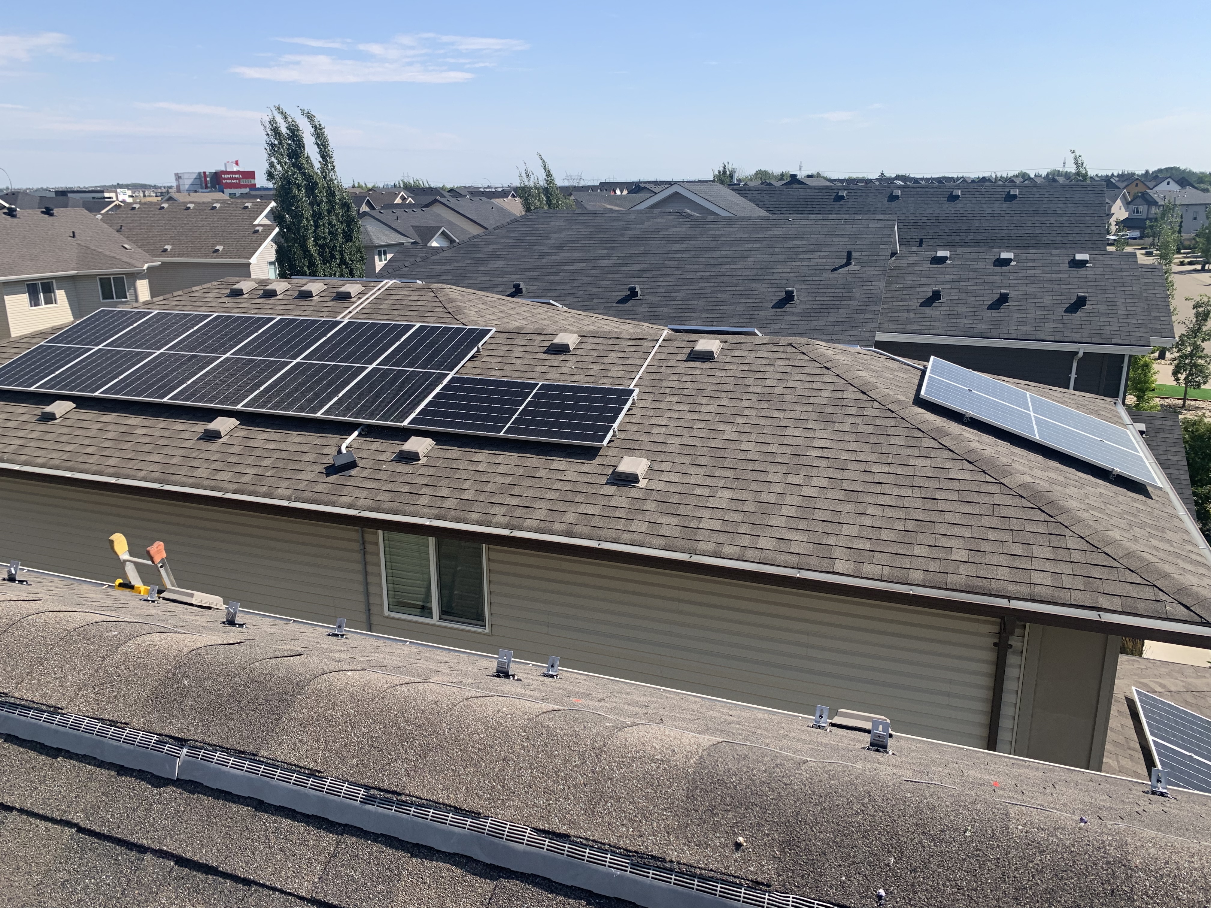 Residential rooftop solar panels