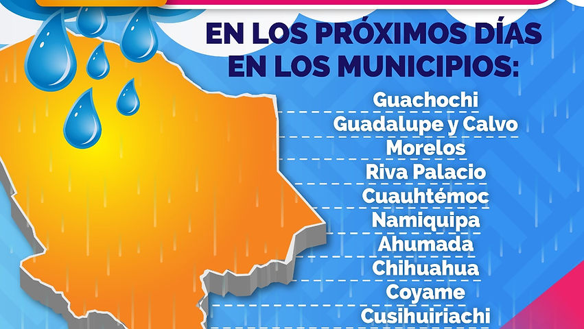 Durante los próximos días se prevé descenso de temperaturas y lluvias fuertes