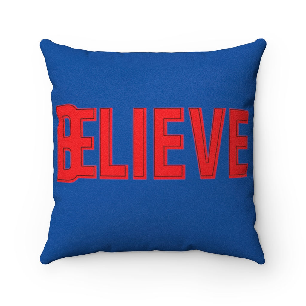 Faux Suede Square Pillow