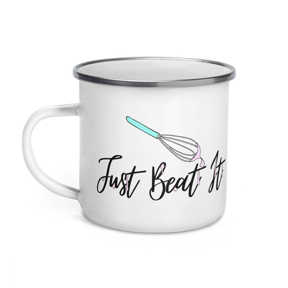Just Beat It Enamel Mug