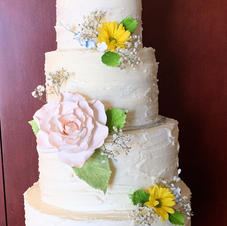 Fall 4 tier wedding cake