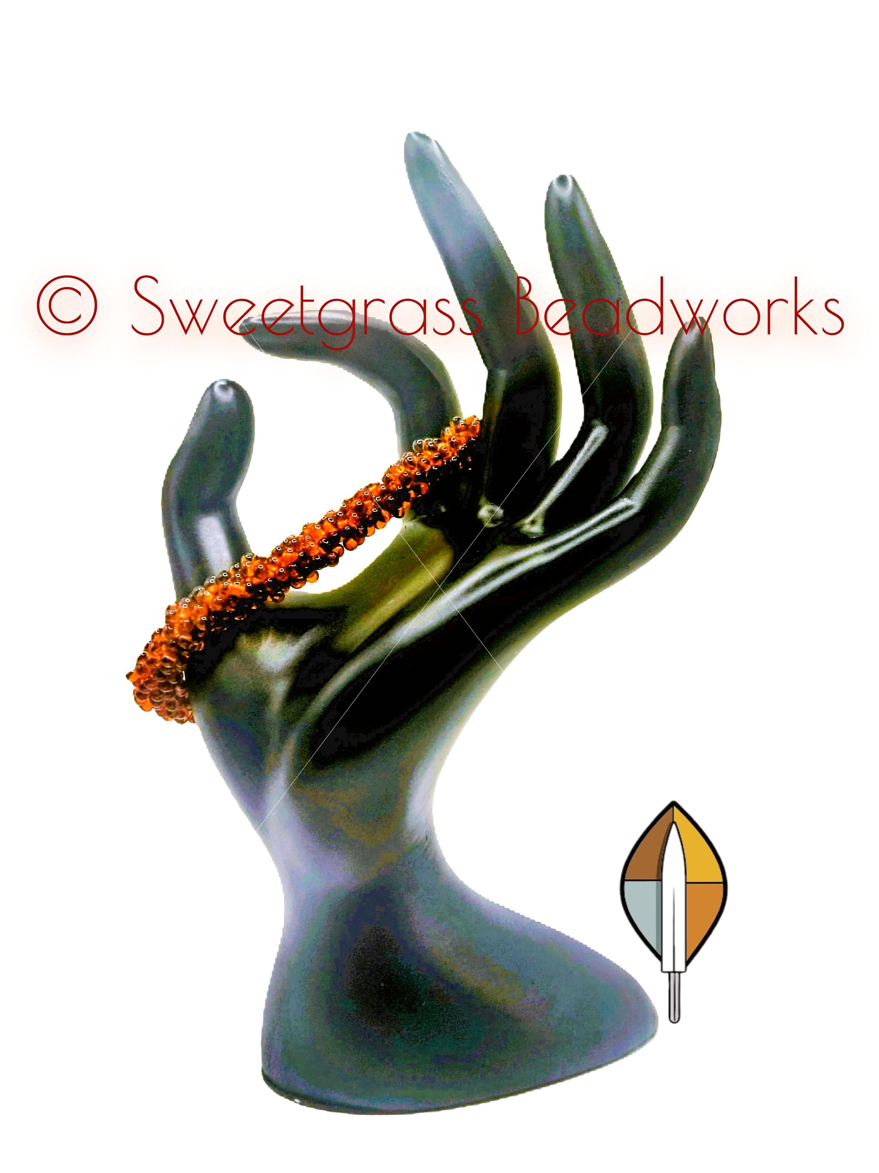 Bubble Bracelet, Ajustable 6.25 - 8.5", amber