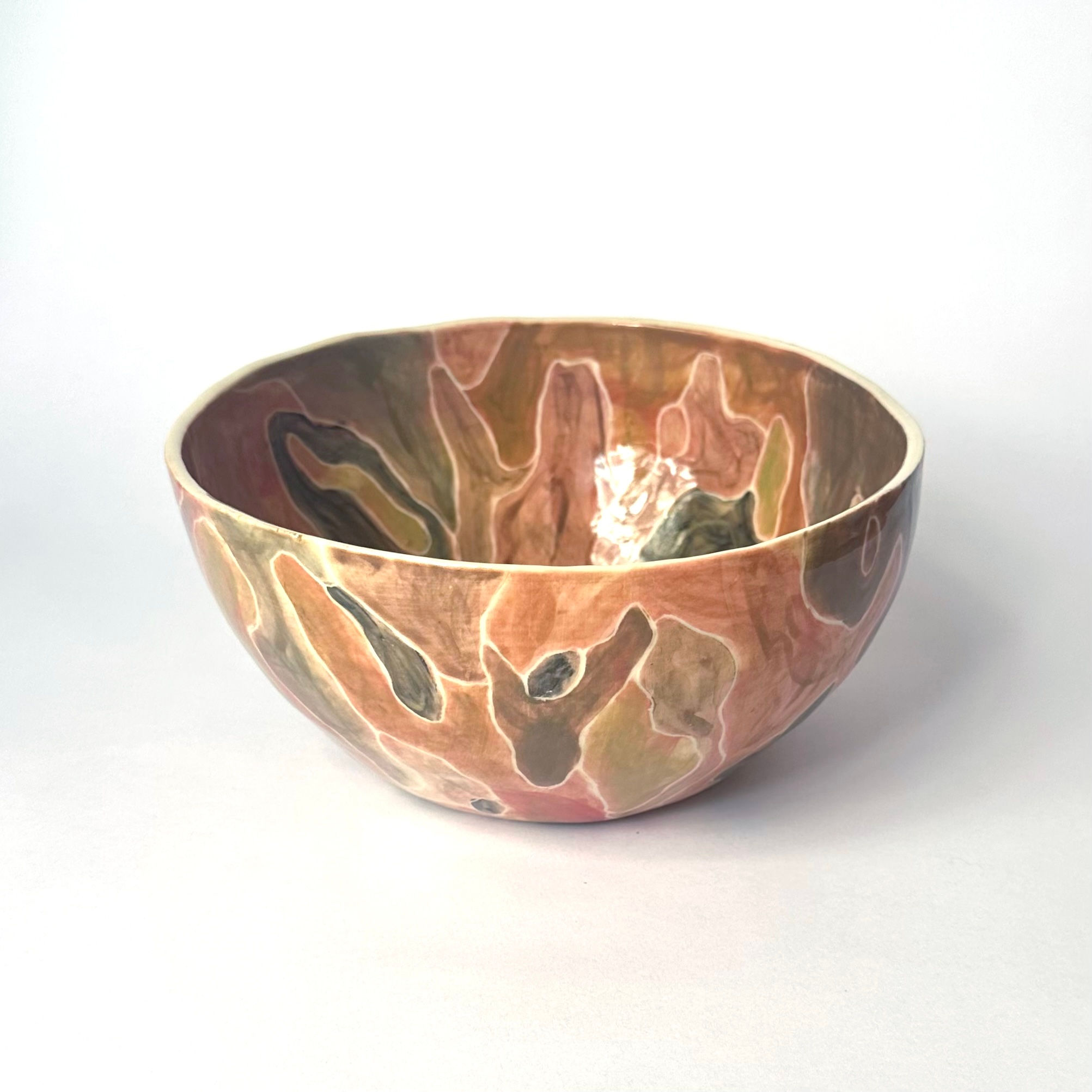 Spotted gum fruit bowl 