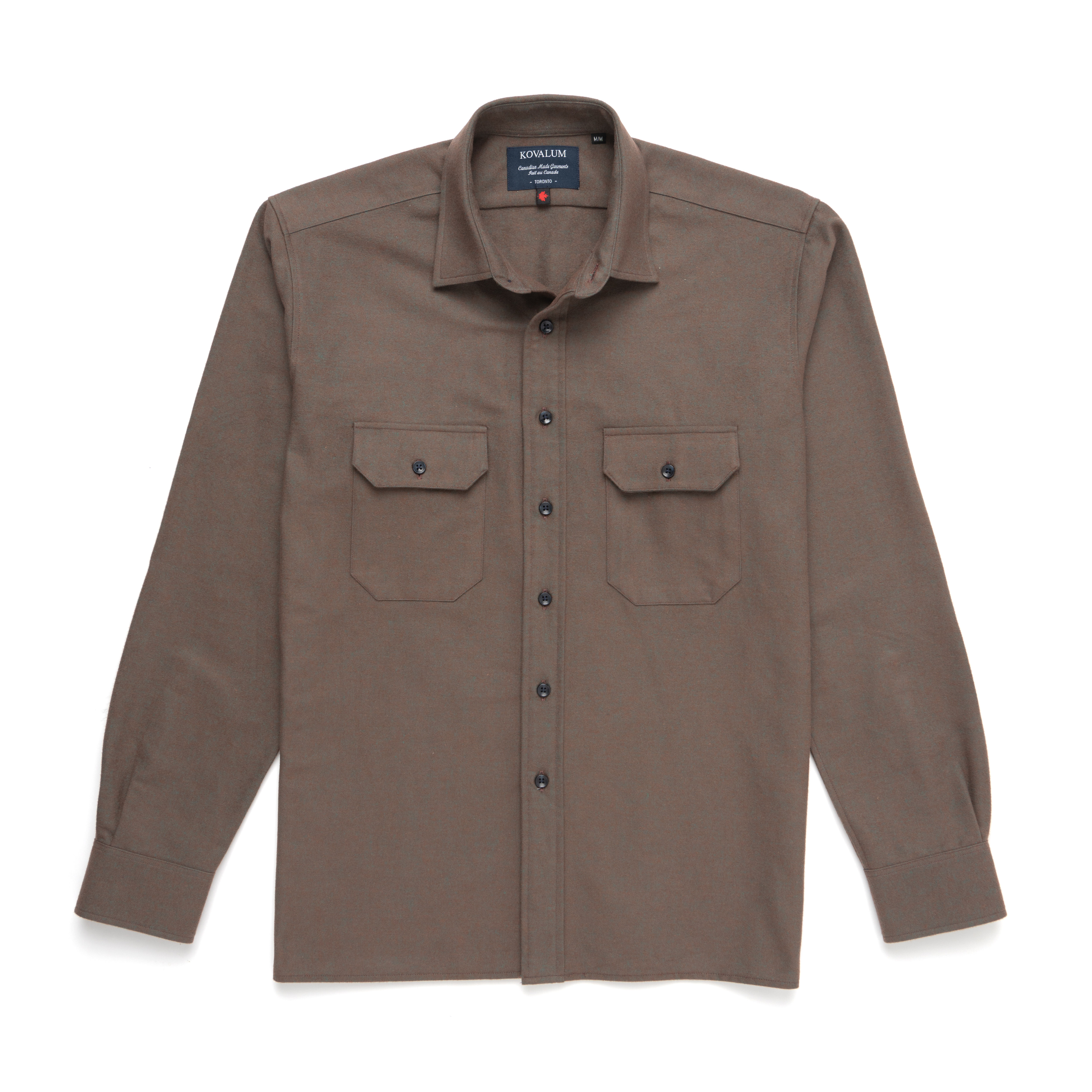 men's workshirt in brown