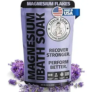 Rejuvenate with Coach Soak’s Magnesium Bath Soak, featuring calming lavender and a blend of 21 minerals for superior recovery and relaxation. Made in the USA.
