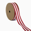 Thumbnail: Mono Stripe Grosgrain Ribbon - Red/White 7/8" x 25 Yards