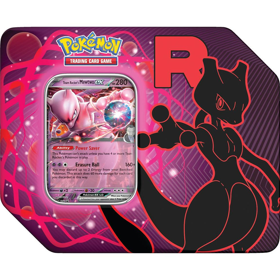 Pokemon TCG: Scarlet & Violet - Team Rocket Tin (Styles May Vary)