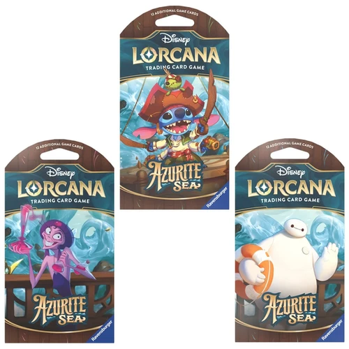 Disney Lorcana カード 6枚セット Disney Lorcana Set 6 Azurite Seas Sleeved Booster Pack (Styles May