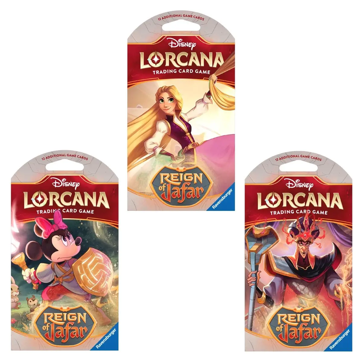 Disney - Lorcana:  Reign of Jafar Sleeved Booster Pack (Styles May Vary)