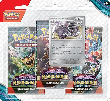 Pokemon TCG: Scarlet & Violet - Twilight Masquerade 3 Booster Packs (Various) | GHG Collectibles