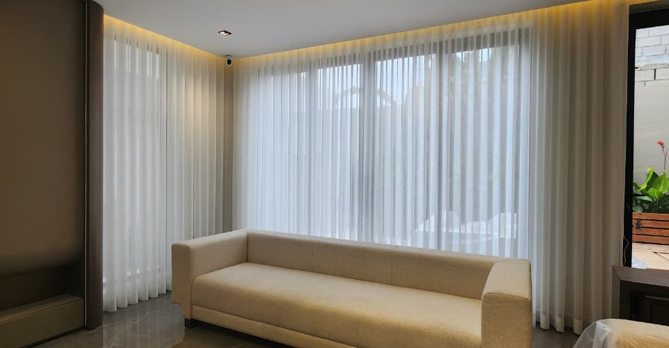 villa curtains sheer linen by RAWNAQ Riyadh Saudi live