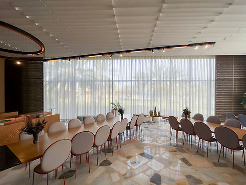 wide windows sheer curtain project